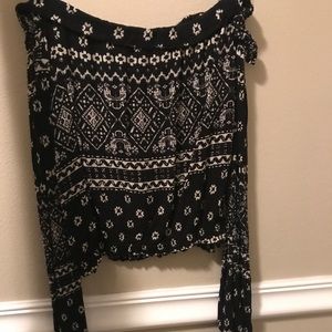 Over the shoulder shirt